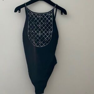 Chanel 23C 1 piece swimsuit.